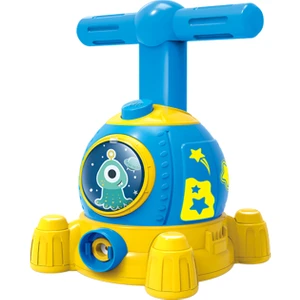 Mj Toys Balon Uçan Astronot ve Havalı Manuel Pompalı Balon Araba Eğitici Oyuncak Seti Uzay Seti 3+