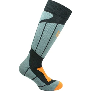 Siyah Gri Henrik Kayak Çorabı