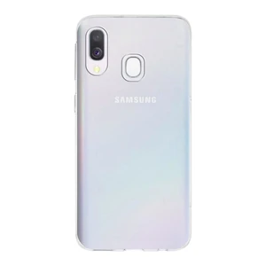 Case World Caseworld Samsung Galaxy A40 Kapak 1mm Şeffaf Silikon Kılıf