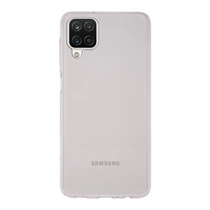 Case World Samsung Galaxy A12 ile Uyumlu Kapak 1mm Şeffaf Silikon ile Uyumlu Kılıf