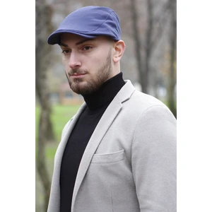 Bay Şapkacı Mevsimlik Mavi Pike Italyan Kasket 7630