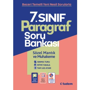 Tudem Yayınları 7. Sınıf Paragraf Soru Bankası