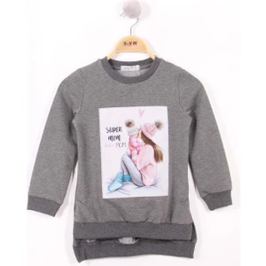 Toontoy Kids Toontoy Kız Çocuk Anne Kız Baskılı Sweatshirt