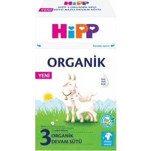 3 Organik Keçi Sütü Bazlı Devam Sütü 400gr 1 Adet