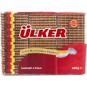 Pötibör Bisküvi Çifte Kavrulmuş 10 x 450 gr