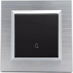 Quantum Gümüş Zil Anahtarı Modern Tasarım ve Şık Malzeme ile Kullanıma Uygun