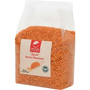 Organik Gurme Kırmızı Mercimek 1000 gr