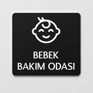 Bebek Bakım Odası Levhası Ofis Yönlendirme Kapı Isimlik Tabela