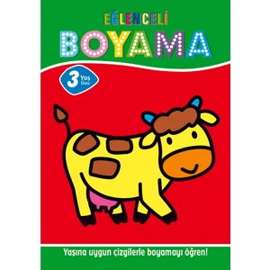 Parıltı Yayınları Eğlenceli Boyama 3 Yaş Üstü Pastel Boya