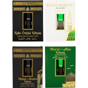 Kabe Örtüsü Kokusu Medine Ravza Kokusu Makamı Ibrahim Kokusu Ve Mescidi Aksa Kokusu Alkolsüz Esans 3ml