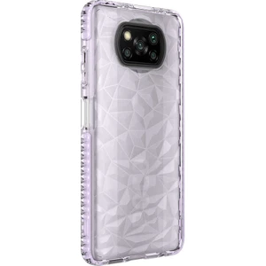 Xiaomi Poco X3 Pro Uyumlu Kılıf Prizmatik Tasarım Dayanıklı Kenarlar Şık Tasarım Kılıf