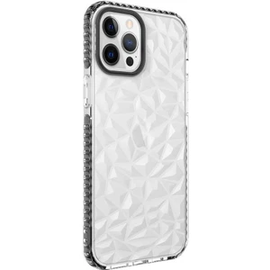Apple iPhone 12 Pro Max Uyumlu Kılıf Prizmatik Tasarım Dayanıklı Kenarlar Şık Tasarım Kılıf