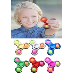 Stres Çarkı Pop It Push Bubble Fidget Özel Popit Oyuncak 1 Adet