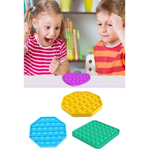 Pop It Push Bubble Fidget Özel Popit Duyusal Oyuncak Zihinsel Stres Oyunu 1 Adet