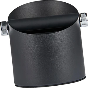 Espresso Knock Box Kahve Kavrama Kutusu Espresso Çöp Kutusu Siyah ile Kahve Yaprakları İçin (Yurt Dışından)