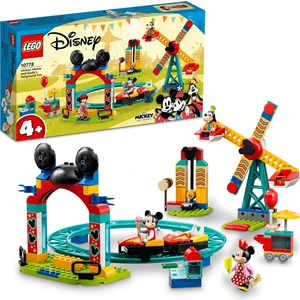 ǀ Disney Mickey And Friends – Mickey, Minnie ve Goofy’nin Lunapark Eğlencesi 10778 - 4 Yaş ve Üzeri Için Oyuncak Yapım Seti (184 Parça)