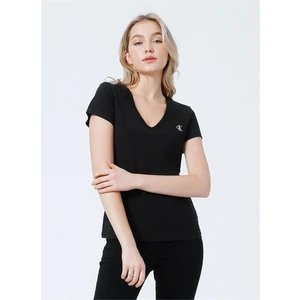 Calvin Klein Kadın Ck Embro Badge V Yaka T-Shirt