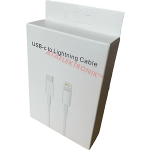 Ata Elektronik 1 Metre 2.4 Amper Lightning To Type-C Şarj Kablo Hızlı  Iphone Ipad Xs Iphone 7 8 x 11 12 13 Mini Pro Max Carplay  Uyumlu