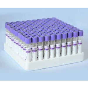 Edtalı Kan Alma Tüpü Hemogram Mor Kapak K3 2 ml 100 Adet