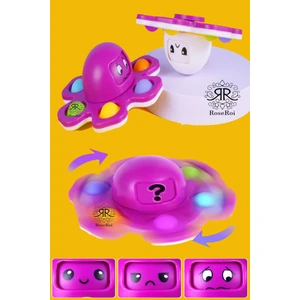 Pop It Push Bubble Fidget Anahtarlık Ahtapot Popit Oyuncak Duyusal Stres Oyunu 1 Adet