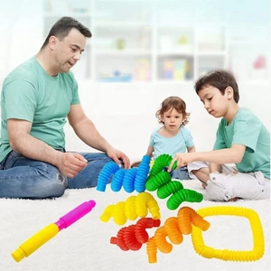 4 Adet Pop Tube Duyusal Oyuncak Fidget Zihinsel Eğitici