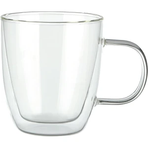 Çift Cidarlı Kupa Cam Bardak 250 ml 8561