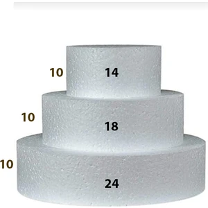 Senna Dream Cakes Strafor 3 Katlı Maket Pasta