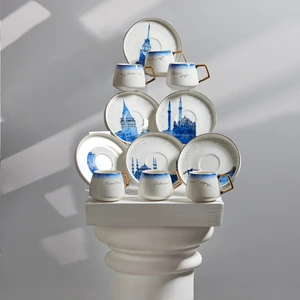 X İst Collection istanbul 6 Kişilik Kahve Fincanı Takımı 100 ml