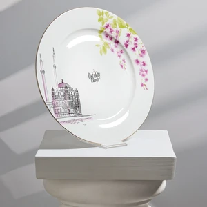 X İst Collection Erguvan Ortaköy Servis Tabağı