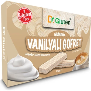 Dr. Gluten Vanilyalı Gofret  100 Gram( Glutensiz)