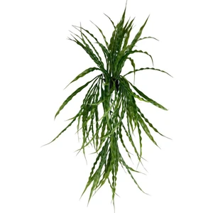 Yapay Çiçek Saksıda Sarkan Yeşil Kıvrımlı Saz 70 cm