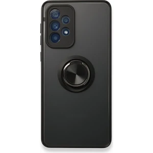 Samsung Galaxy A23 4g Kılıf Yüzüklü Mat Kamera Korumalı Silikon