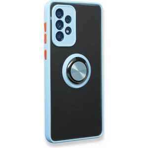 Samsung Galaxy A23 4g Kılıf Yüzüklü Mat Kamera Korumalı Silikon