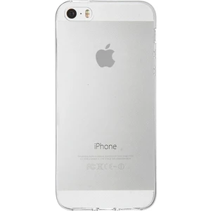 Case World Caseworld Apple iPhone 5se Kapak 1mm Şeffaf Silikon Kılıf