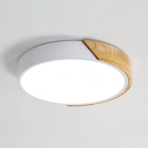 24W 6000K LED Yuvarlak Modern Tavan Lambası - Beyaz (Yurt Dışından)