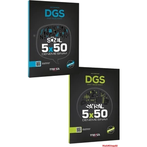 Marka Yayınları DGS Sayısal ve Sözel Set Deneme Sınavı Tamamı Pdf Çözümlü Açıklanan Yeni Müfredat