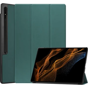 Shin-Wo Samsung Galaxy Tab S8 Ultra Için Flip Tablet Kılıfı - Siyah (Yurt Dışından)