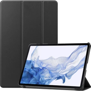 Shin-Wo Samsung Galaxy Tab S8 11'' Için Flip Tablet Kılıfı - Siyah (Yurt Dışından)
