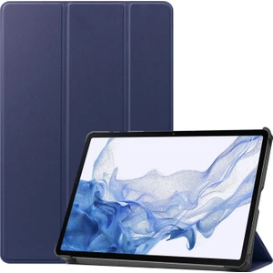 Shin-Wo Samsung Galaxy Tab S8 11'' Için Flip Tablet Kılıfı - Siyah (Yurt Dışından)