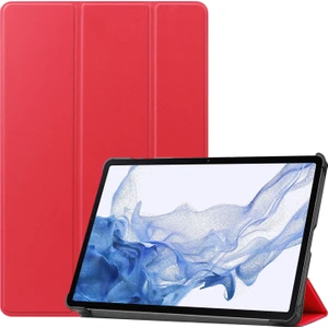 Shin-Wo Samsung Galaxy Tab S8 11'' Için Flip Tablet Kılıfı - Siyah (Yurt Dışından)