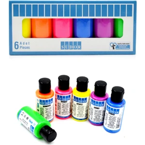 Multi Akrilik Boya Neon Fosforlu Set 6X40 ml SD116F