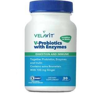V-Probiotics With Enzymes 30 Kapsül (VLT101)