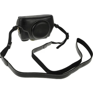 Ykd Store Sony RX100 M3 / M4 / M5 Için Tam Vücut Deri Kılıf Çanta Siyah (Yurt Dışından)