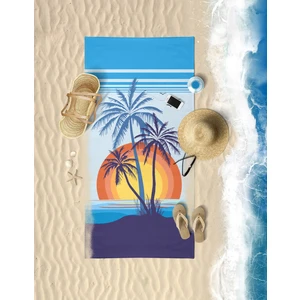 Vevien Home Tropical Sunrise Dijital Baskılı Plaj Havlusu 70 x 140 cm