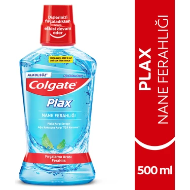 Colgate Plax Nane Ferahlığı Plağa Karşı Ağız Bakım Suyu 500