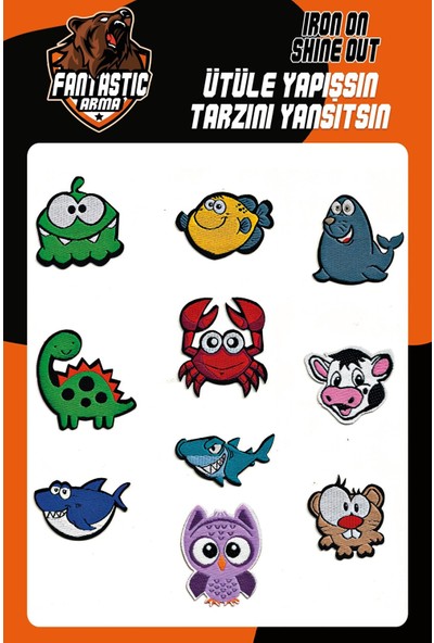 Fantastıc Ütü ile Yapışan Dokuma Patch Arma Yama