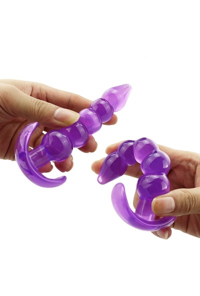 Joytoy Boğumlu Anal Plug Vajinal Tıpa Anal Tıkaç