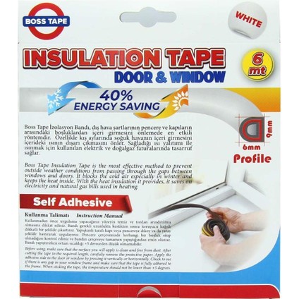 Epdm Pencere Izalasyon Bantı Izalasyon Fitili 9mmx6 mt fırsatları