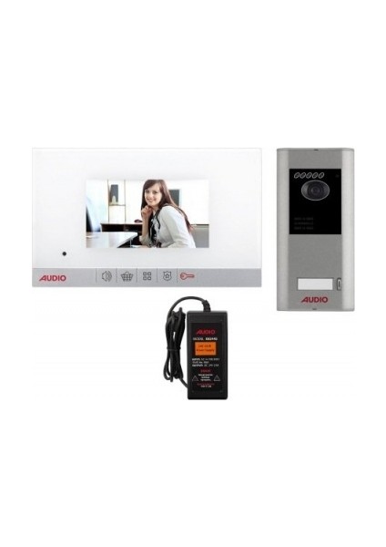 Bus Plus 4.3 Inç Mekanik Butonlu Handsfree Görüntülü Villaset Beyaz Kasa 001460 fiyatları