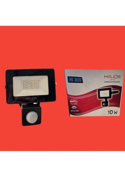 Opto 10W Smd Sensörlü Projektör Beyaz 6500K Hs 3839